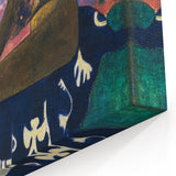 Modern Tropical Portrait - Vibrant Art Print by Paul Gauguin for Home Decor