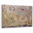 Whimsical Forest Scene - Modern Art Print of Figures and Deer by Prendergast