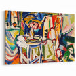 Vibrant Interior Scene - Modern Abstract Art Print by Henry Lyman Sayen