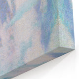 Dreamy Pastel Mountain Landscape - Soft Modern Art Print for Tranquil Decor