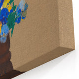 Modern Wall Art - Pansies by Odilon Redon - Abstract Floral Art Print