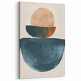 Minimalist Earthy Tones Abstract Art - Modern Geometric Wall Decor