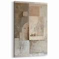 Textured Neutral Abstract Art - Minimalist Geometric Wall Decor
