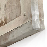 Textured Neutral Abstract Art - Minimalist Geometric Wall Decor