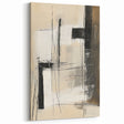 Textured Abstract Line Art - Neutral Minimalist Wall Decor