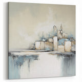Abstract Architecture Cityscape Art - Minimalist Urban Canvas Print