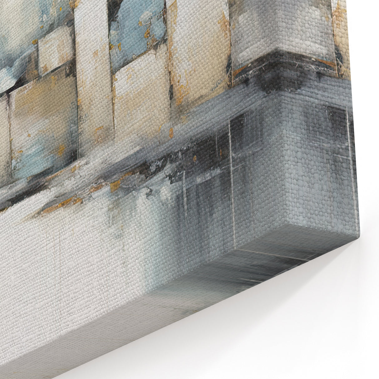 Abstract Architecture Cityscape Art - Minimalist Urban Canvas Print