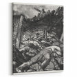 Dynamic Modern War Scene – Black & White Art Print by Bellows