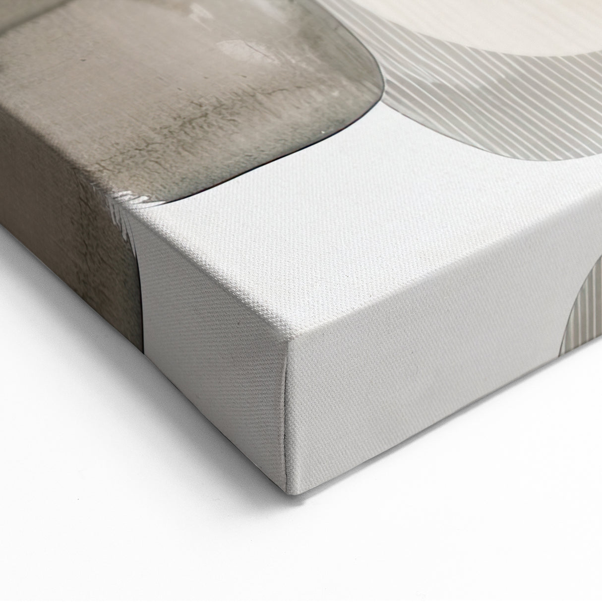 Minimalist Abstract Art in Neutral Earth Tones - Modern Simple Wall Decor