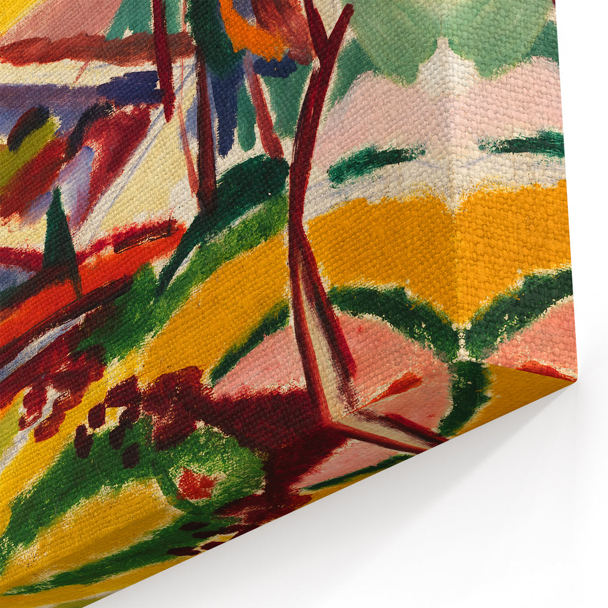 Modern Wall Art Print - Abstract Valley Scene - Contemporary Decor Piece