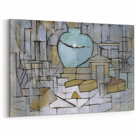 Modern Wall Art Print - Abstract Still Life with Gingerpot - Contemporary Decor