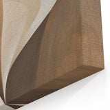 Minimalist Abstract Flowing Shapes Art in Earthy Tones - Modern Decor