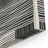 Minimalist Abstract Line Art in Black and White - Modern Wall Decor