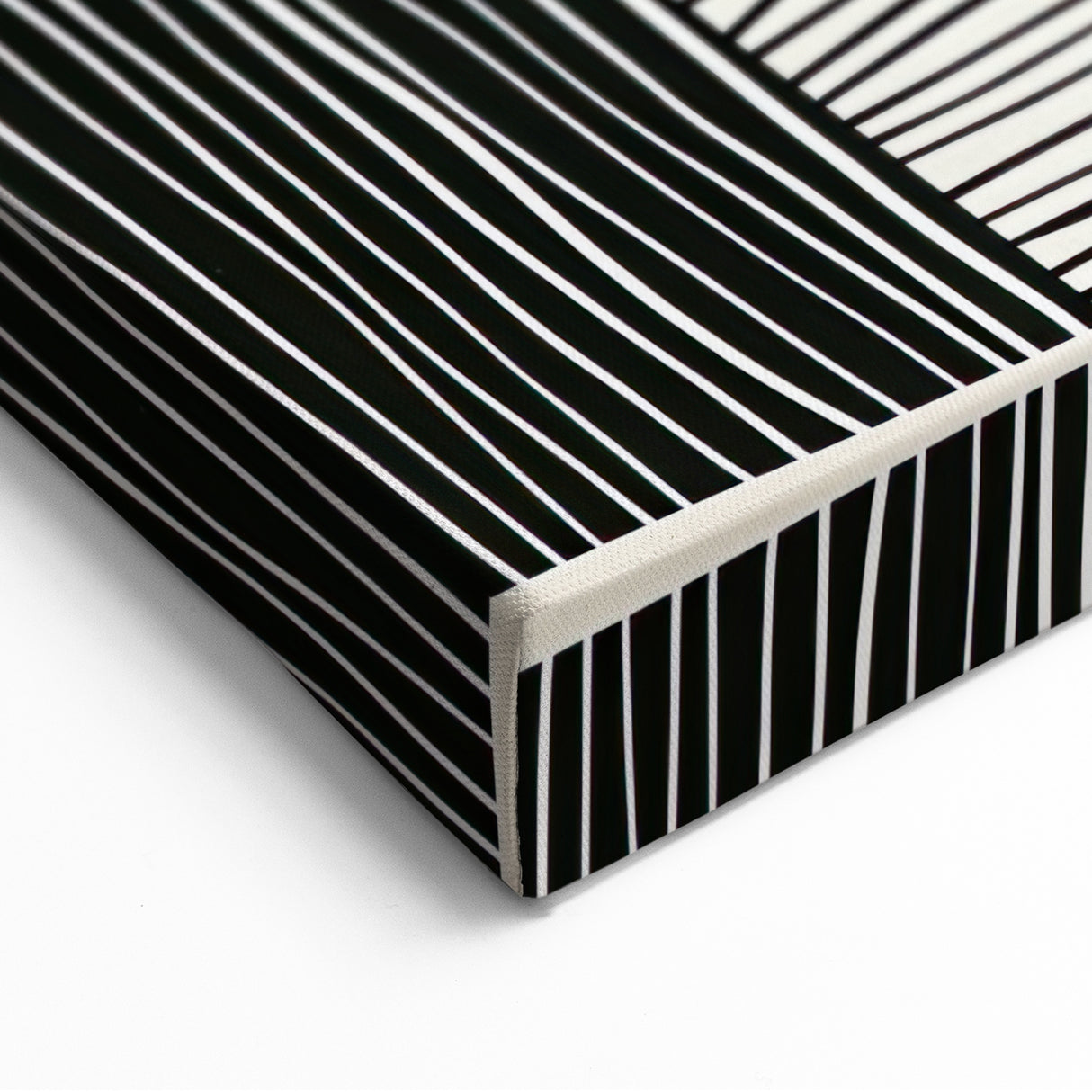 Minimalist Abstract Line Art in Black and White - Modern Wall Decor