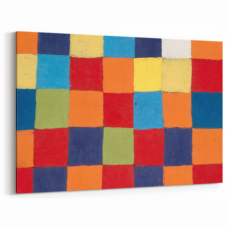 Modern Wall Art Print - Vibrant Color Block Grid - Contemporary Decor