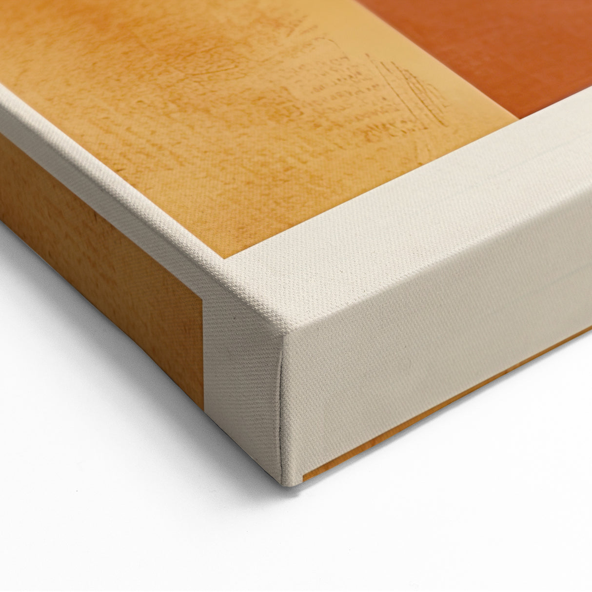 Minimalist Abstract Geometric Art in Warm Tones - Modern Wall Decor