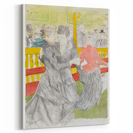 Modern Wall Art Print - Dance at the Moulin Rouge by Lautrec - Vintage Decor
