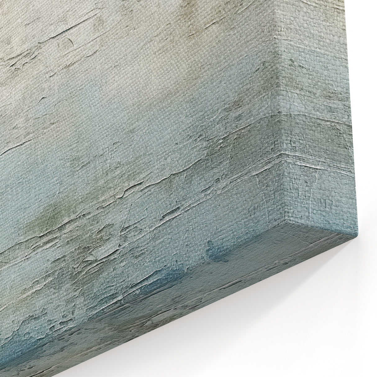Pastel Sky and Sea Abstract Art – Tranquil Coastal Canvas Wall Decor