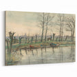 Modern Wall Art: Serene Amsterdam Landscape with Minimalist Touch
