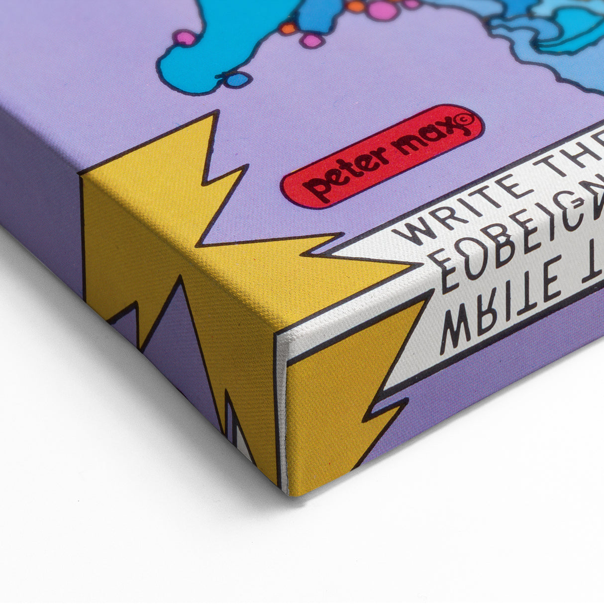 Modern Wall Art: Bold U.S.I.A. Psychedelic Poster by Peter Max