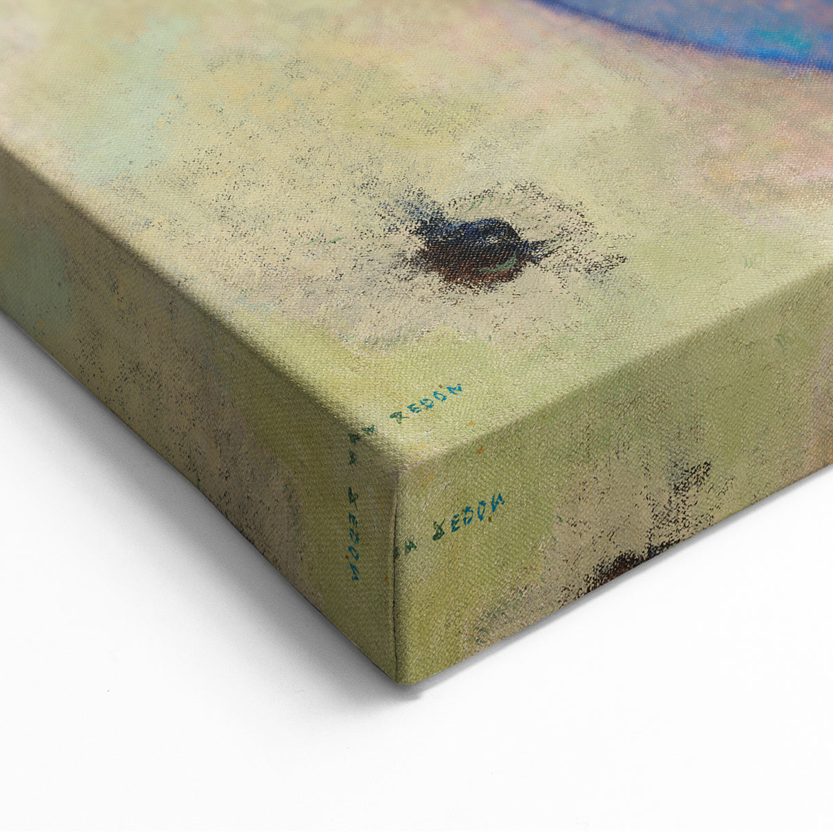 Modern Wall Art: Odilon Redon's Vibrant Floral Vase in Pastel Hues
