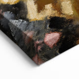 Modern Wall Art: Bold Abstract Composition in Blue, Yellow, and Green