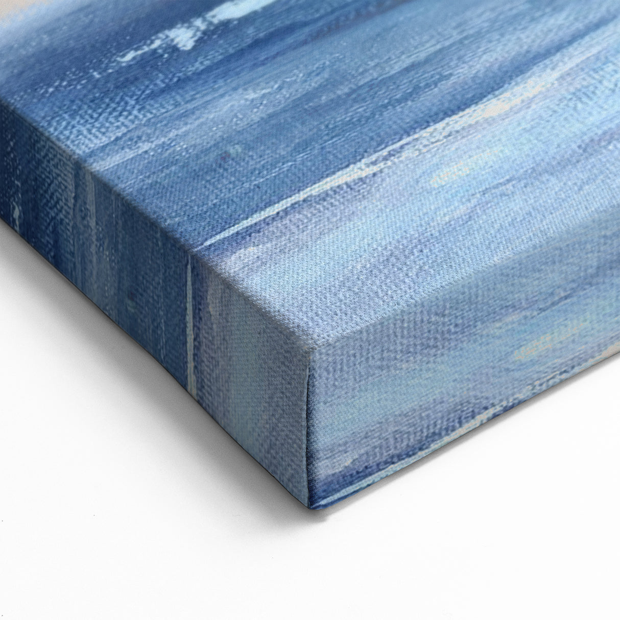 Colorful Abstract Landscape - Sunset Glow and Ocean Waves Wall Art