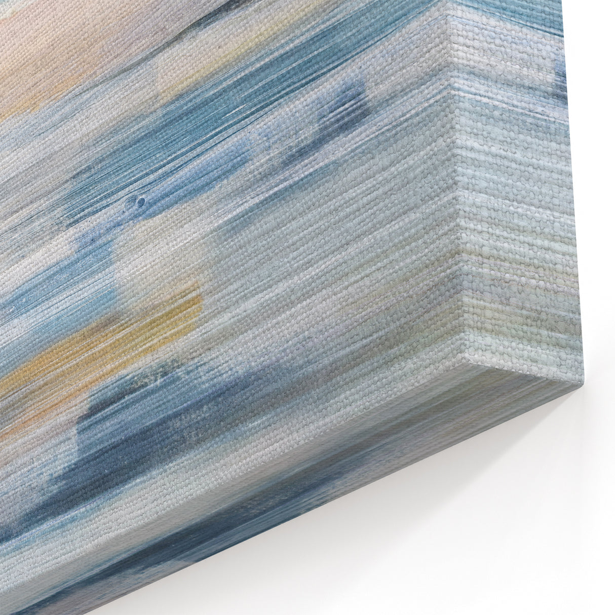 Colorful Abstract Scenery Canvas - Coastal Tranquility Landscape Art