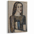 Modern Wall Art: Ernst Krohn’s Schoolgirl Portrait in Subdued Tones