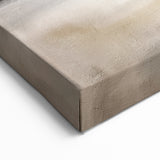 Elegant Abstract Landscape Art - Soft Beige & Gray Pastel Wall Decor