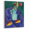 Modern Wall Art with Green Vase and Tulips - Abstract Contemporary Art Print