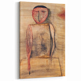 Modern Wall Art of Abstract Figure - Subtle Earthy Contemporary Art Print