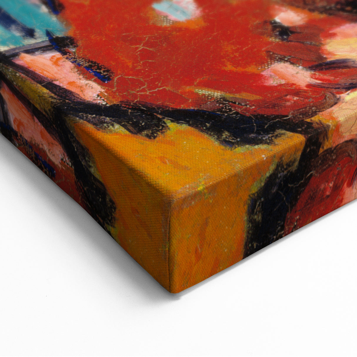 Modern Wall Art of Paris Cityscape - Vibrant Abstract Contemporary Art Print