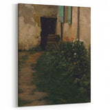 A Garden Path - Tranquil Rustic Scene by Robert Henry Logan