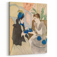 Afternoon Tea Party - Elegant Social Scene by Mary Cassatt