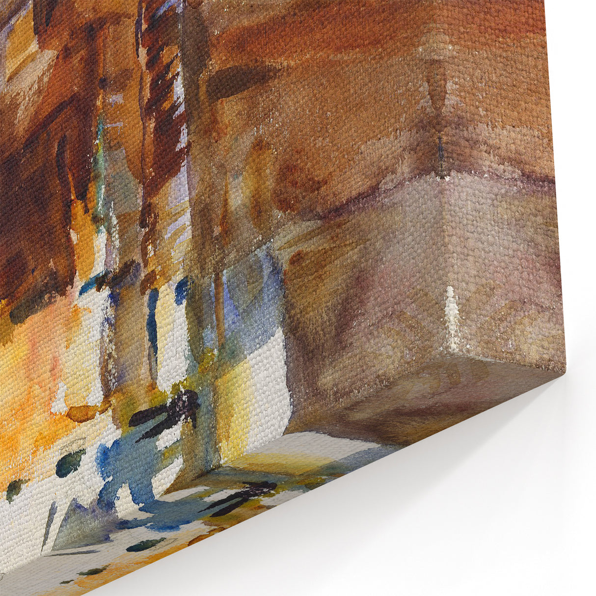 Modern Wall Art - Sunlit Rustic Structure - Contemporary Art Print