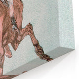 Modern Wall Art - Dynamic Jockeys and Horses - Contemporary Art Print
