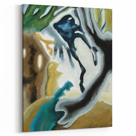 Modern Wall Art - Abstract Barnyard Fantasy - Contemporary Art Print