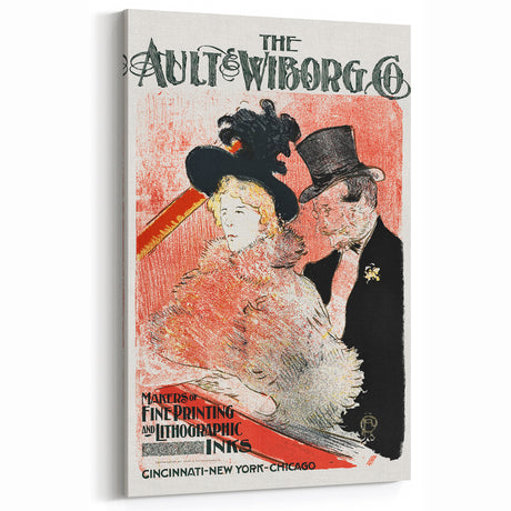 Vintage Wall Art - Elegant Concert Scene Advertisement - Art Print