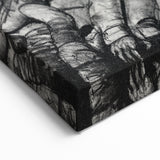 Modern Wall Art - Dramatic War Scene Illustration - Historical Art Print