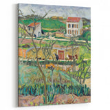 Modern Wall Art - Tranquil Rainy Landscape Scene - Nature Art Print