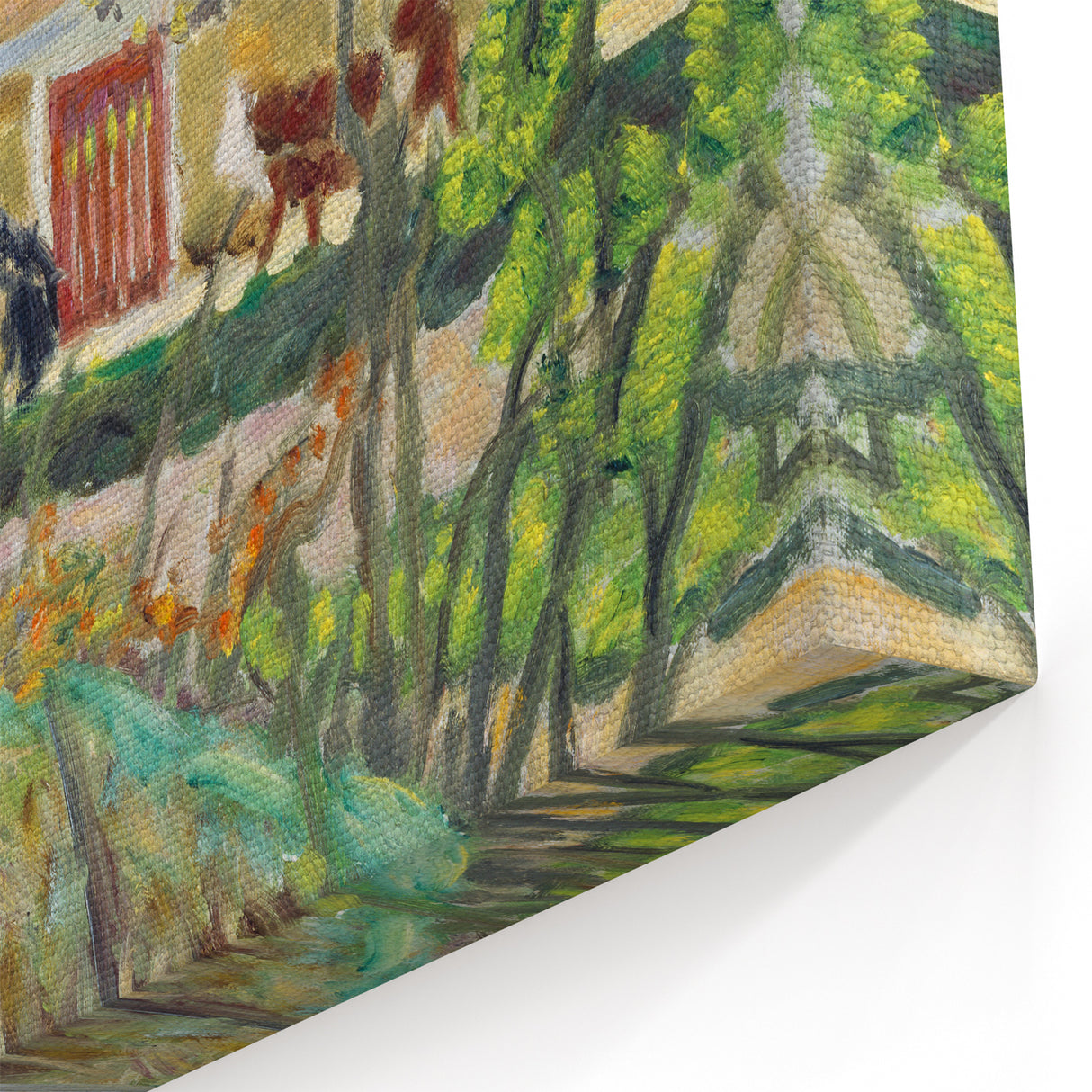 Modern Wall Art - Tranquil Rainy Landscape Scene - Nature Art Print
