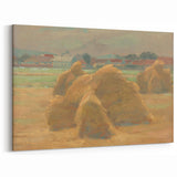 Modern Wall Art - Rustic Harvest Landscape - Peaceful Farm Scene Print