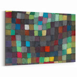 Modern Wall Art - Vibrant Abstract Grid - Colorful May Picture Print