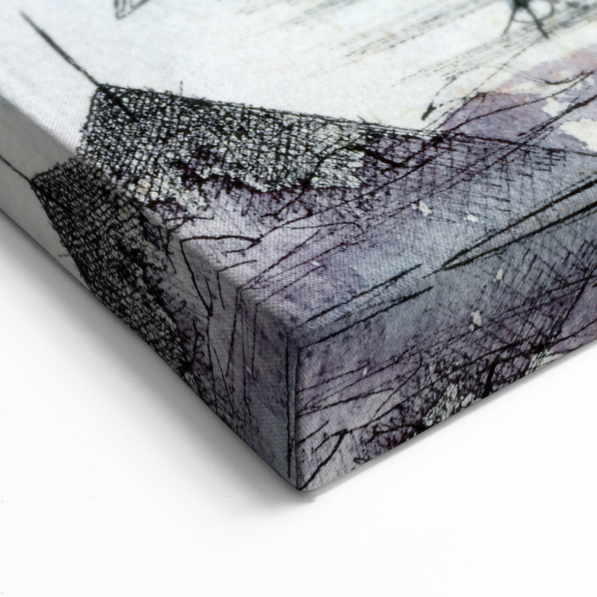 Modern Wall Art – Abstract Airy Landscape with Soft Pastel Accents