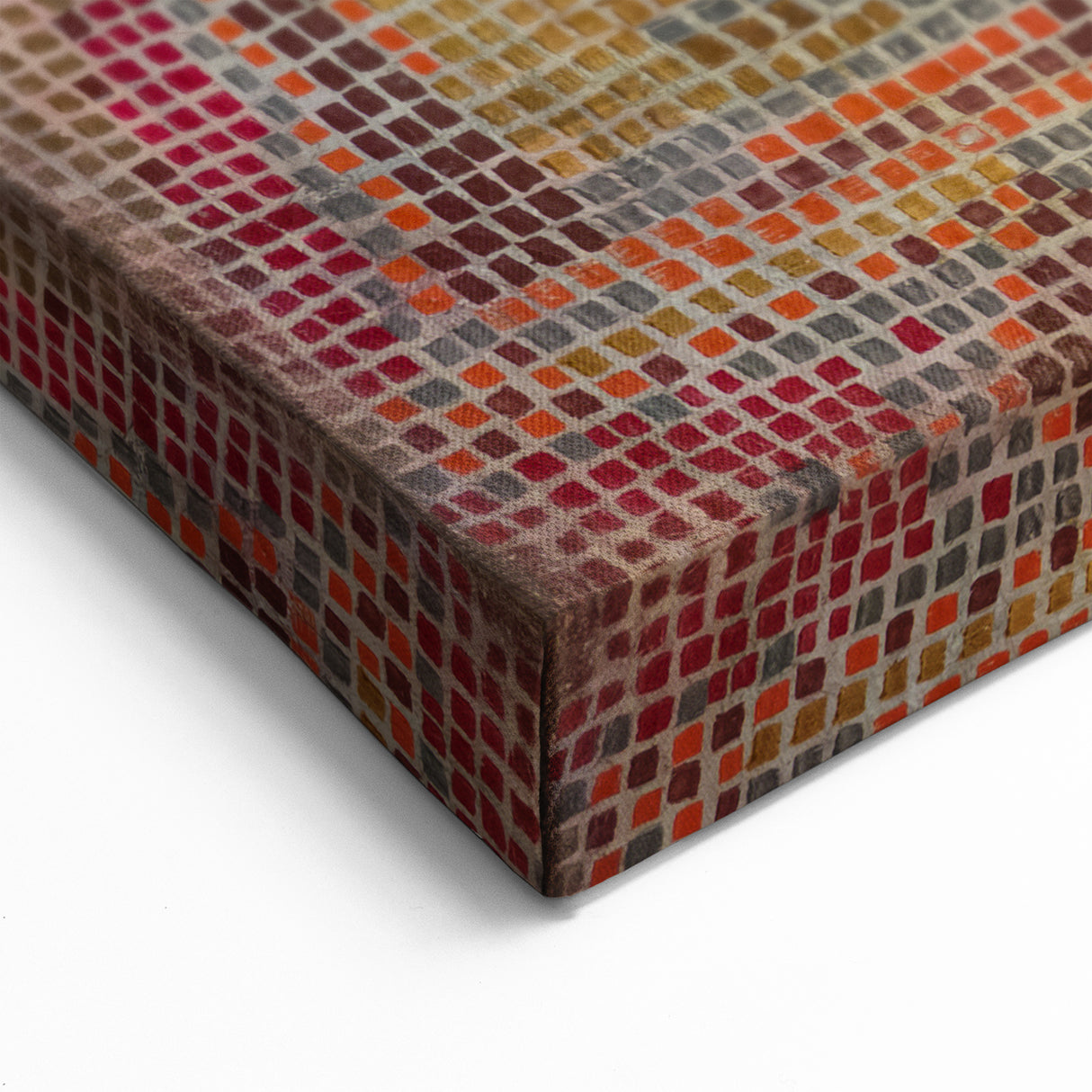 Mosaic Seascape Modern Wall Art - Abstract Coastal Decor Print