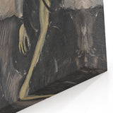 Expressionist Portrait - Modern Wall Art of Two Figures in Black