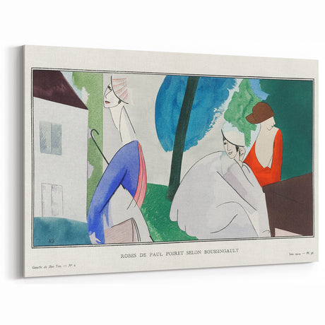 Vintage Fashion Plate - Modern Wall Art with Elegant 1914 Style