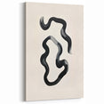 Minimalist Black and White Abstract Art - Modern Geometric Wall Decor