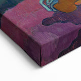 Bold Tribal Scene - Modern Wall Art Inspired by Polynesian Landscape